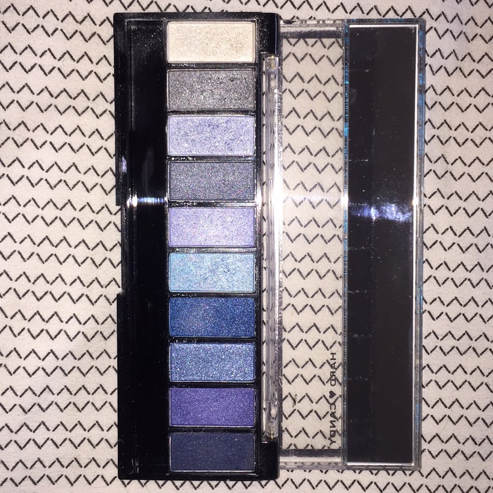 gently (barely) used blue tones eyeshadow